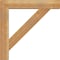 Ekena Millwork Traditional Block Rough Sawn Bracket, Western Red Cedar, 4"W x 28"D x 28"H BKT04X28X28TRA05RWR - alternate 3